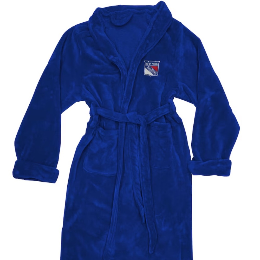 NY Rangers Silk Touch Bath Robe